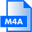 M4A File Extension Icon 128x128 png